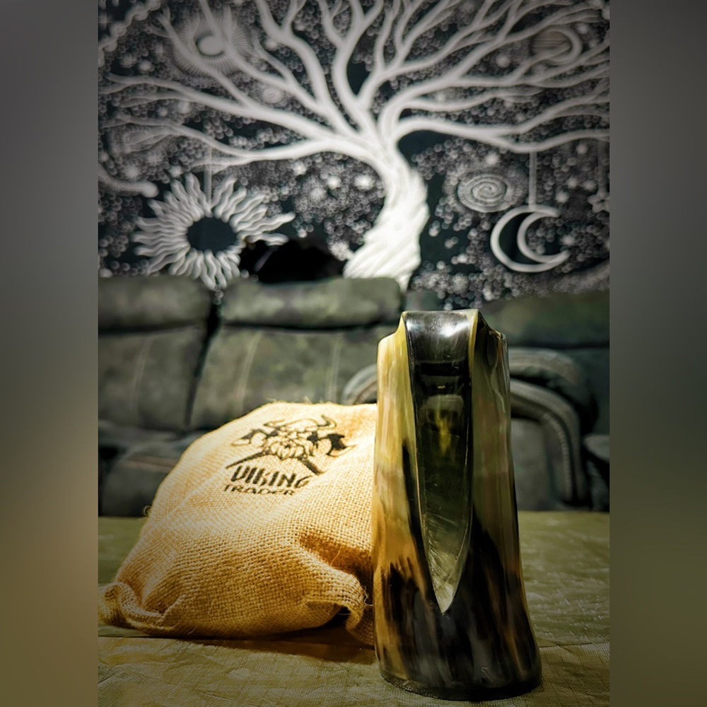 Viking Drinking Horn Mug - Picture 7 of 13